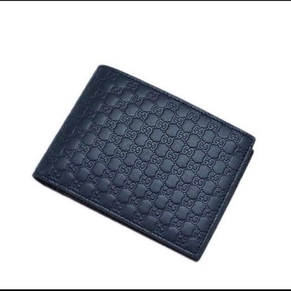 Mens blue gucci wallet Clearance